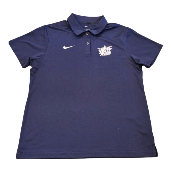 Nike Tops - Women's Nike USA Baseball Polo Shirt Dri-Fit Navy Blue Sz Large CU3206-419